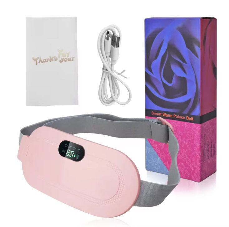 Ceinture Chauffante Menstruelle Rechargeable – Soulagement des Douleurs & Crampes