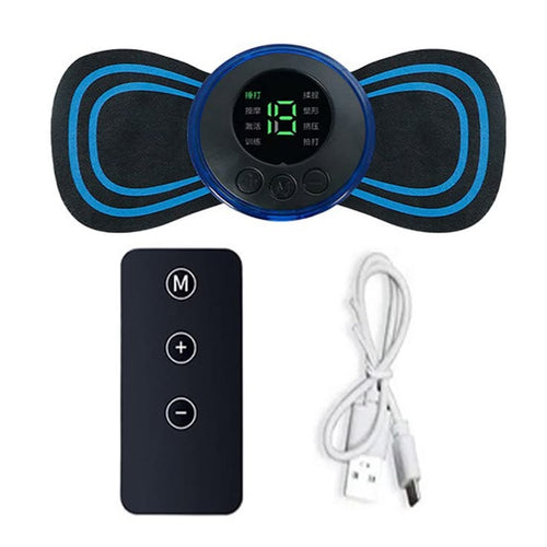 Mini Masseur TENS EMS Sans Fil – Soulagement des Tensions et Douleurs Musculaires